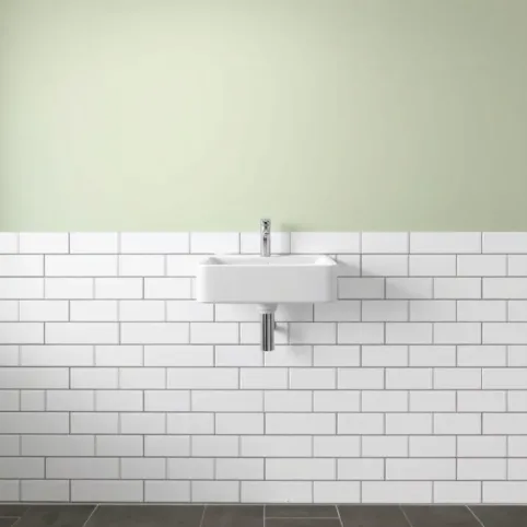 Płytki do połowy ściany wykończenie