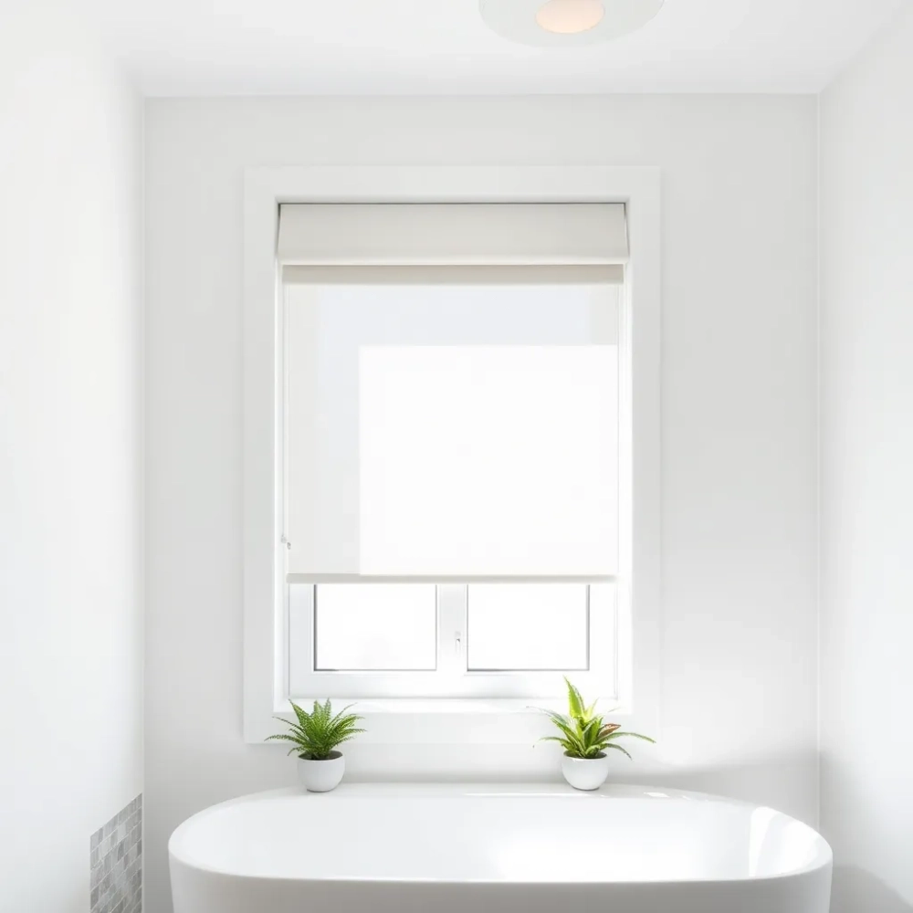 Wykończenie okna w łazience